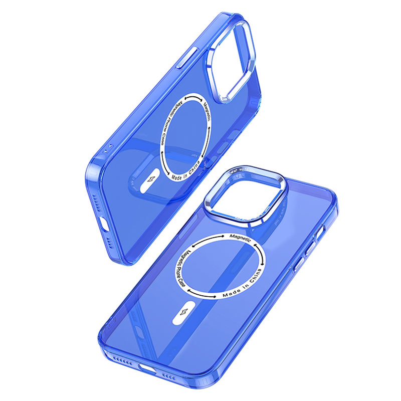 Magnetic Case for iPhone 13 Pro Max 6.7 inch PC TPU Anti-drop Phone Cover Compatible with MagSafe Magnetic Case for iPhone 13 Pro Max 6.7 inch PC TPU Anti-drop Phone Cover Compatible with MagSafe